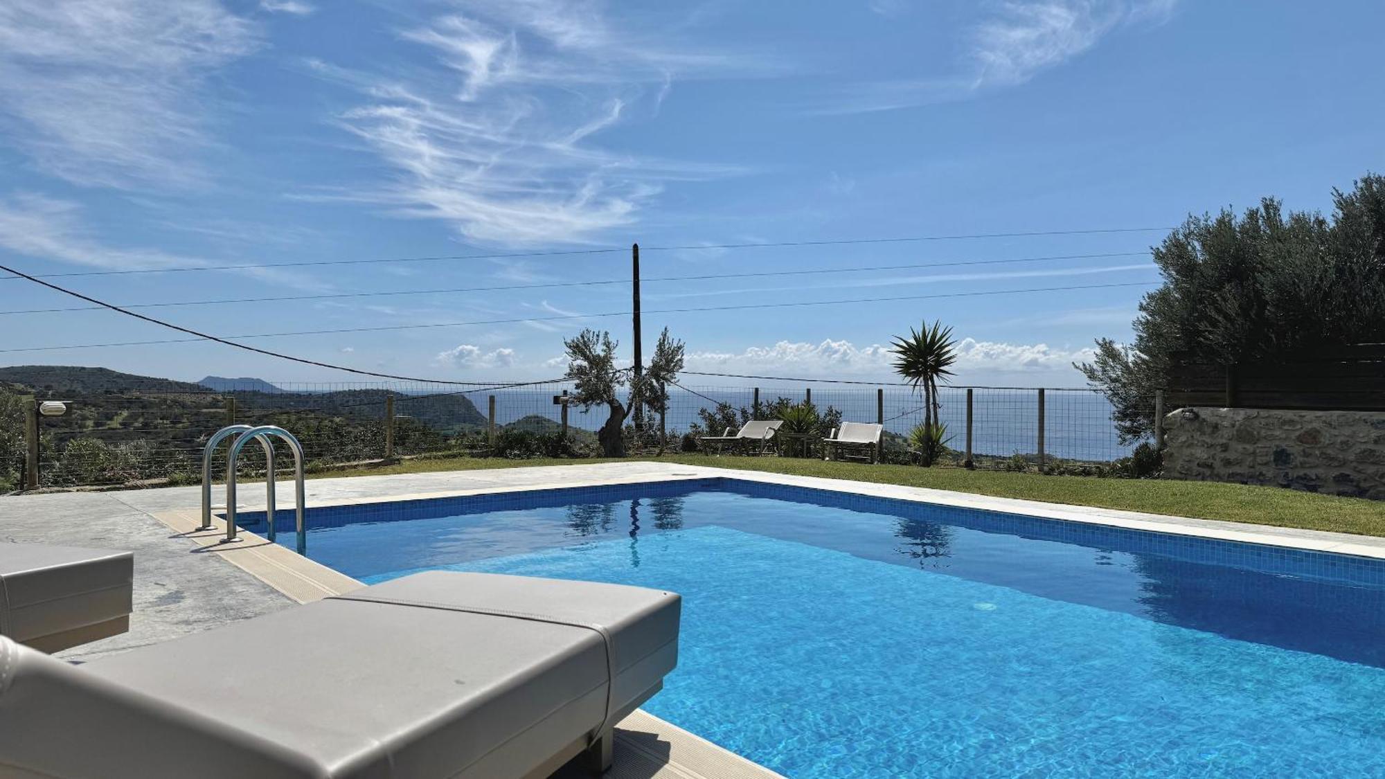 Villa Michael Triopetra Private Villa, Private Swimming Pool, Garden, Panoramic Sunset المظهر الخارجي الصورة