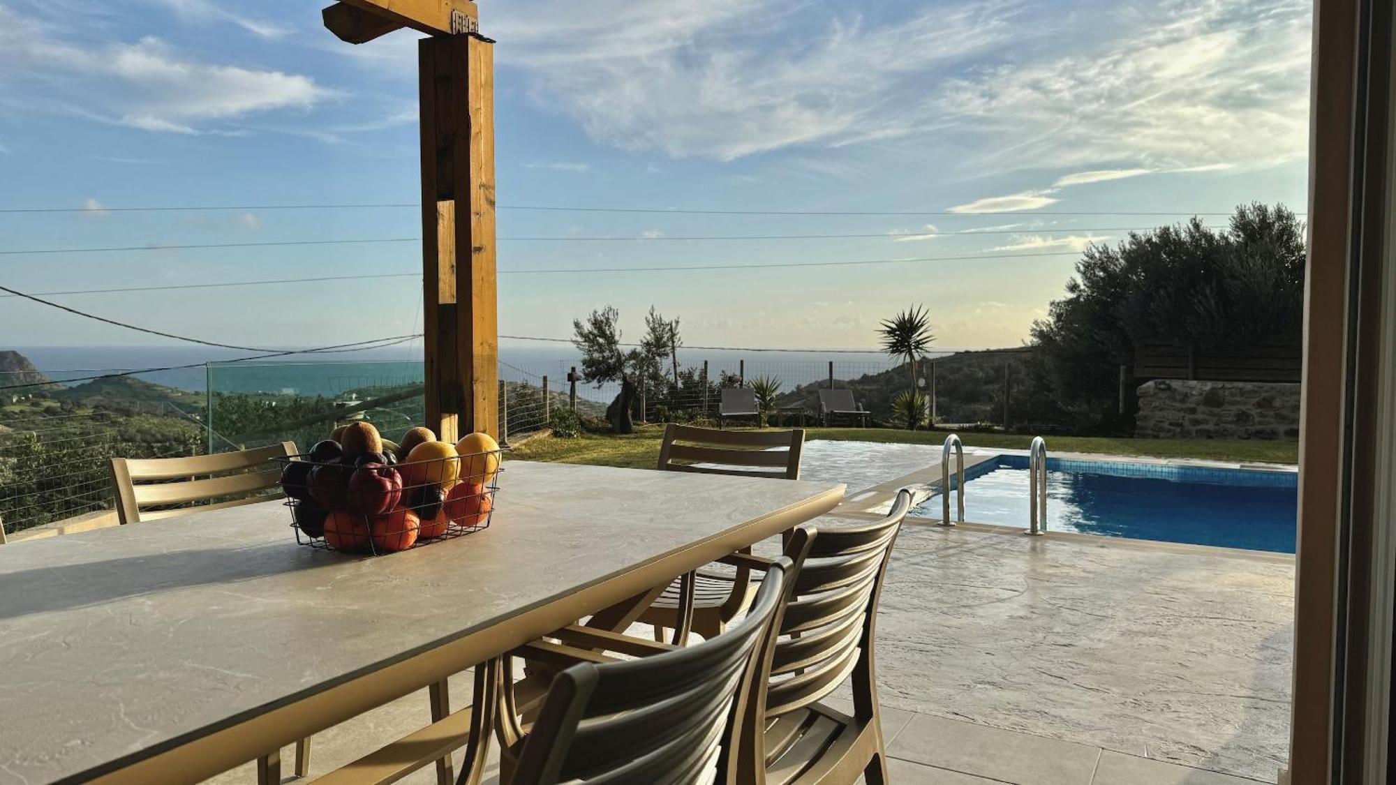 Villa Michael Triopetra Private Villa, Private Swimming Pool, Garden, Panoramic Sunset المظهر الخارجي الصورة